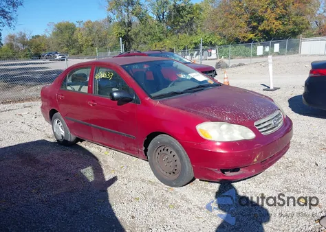 2003 Toyota Corolla Ce from USA, damaged, VIN 1NXBR32E53Z143334